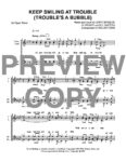 Keep Smiling at Trouble (Trouble's a Bubble) - Upper Voices