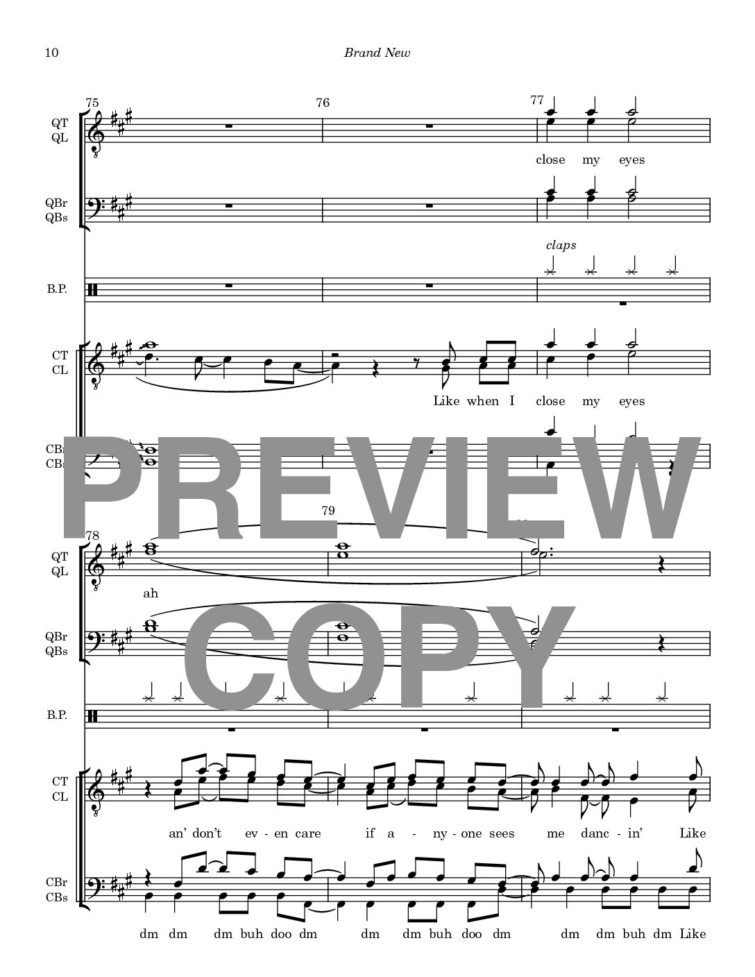 Brand New - Barbershop Lower Voices + Lower Voices Quartet - Image 11