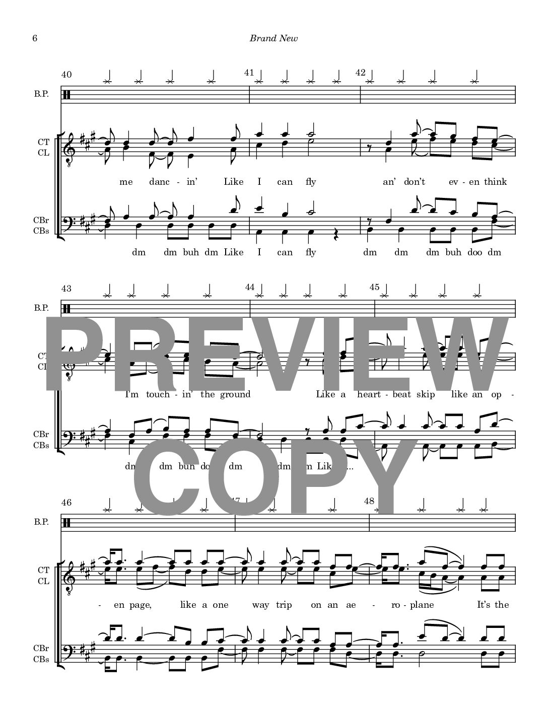 Brand New - Barbershop Lower Voices + Lower Voices Quartet - Image 7