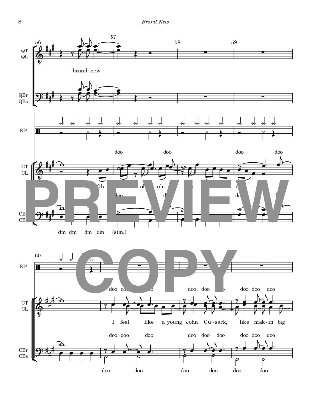 Brand New - Barbershop Lower Voices + Lower Voices Quartet - Image 9